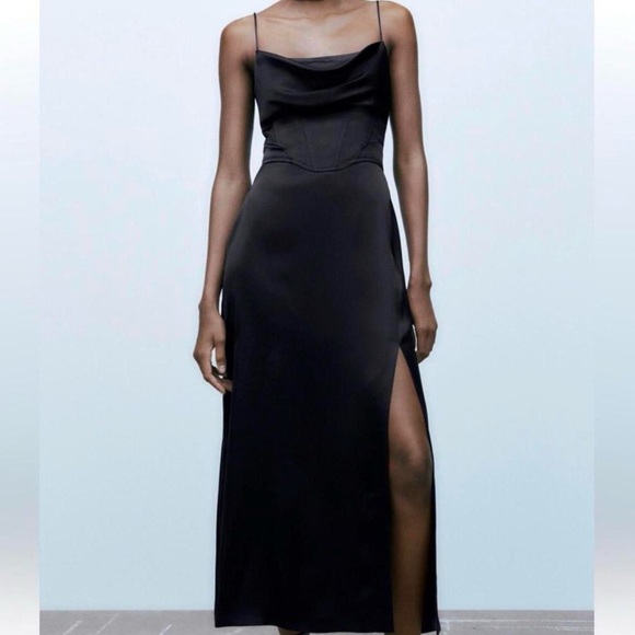 Zara Dresses & Skirts - Zara Black Maxi Dress
